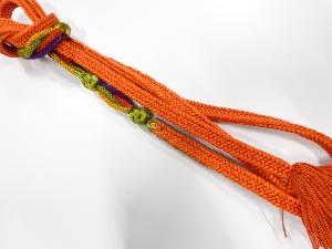 正絹　撚り房　手組帯締め